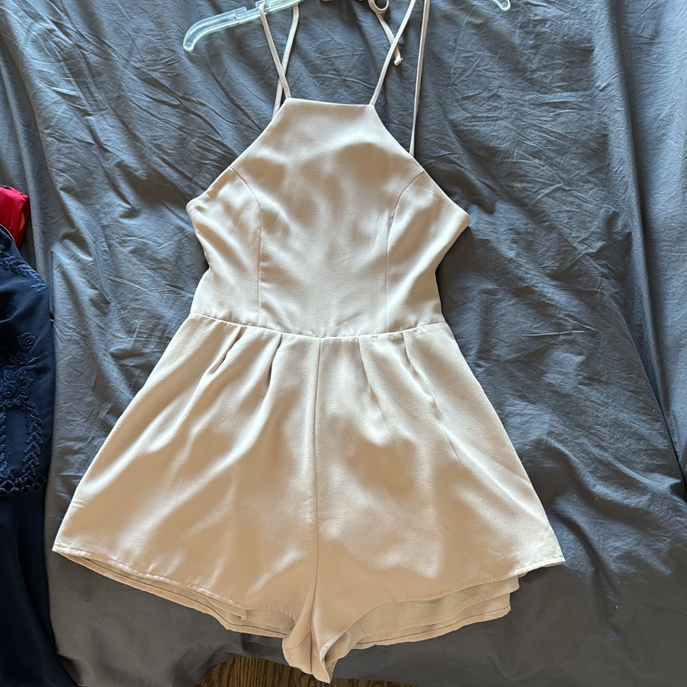 Open Back Romper